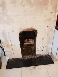 how to remove a fireplace surround and