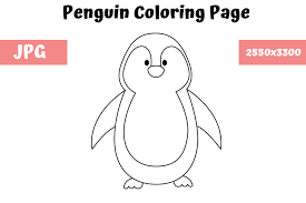 By best coloring pagesjuly 30th 2013. Coloring Page For Kids Penguin Graphic By Mybeautifulfiles Creative Fabrica