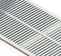 heelproof slotted grating drain