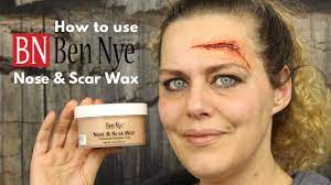 how to use nose scar wax by ben nye