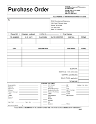 Purchase Order Request Form Template Excel Word Free Resume