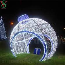outdoor park decorations led