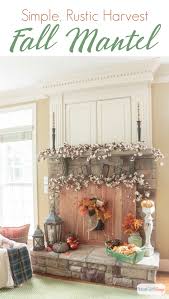 fall fireplace mantel decorating ideas