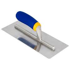 stainless steel notched trowel for thinset