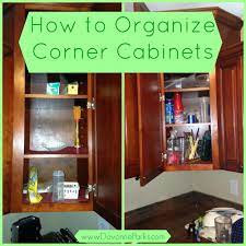 organize corner cabinets davonne parks