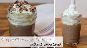simple chocolate pudding without
