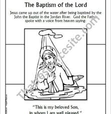 Search through 623,989 free printable colorings at getcolorings. The Baptism Of The Lord Scripture Coloring Page That Resource Site