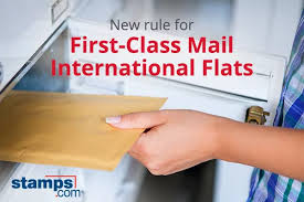 first cl mail international flats
