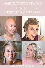 styling tips for short hair after chemo