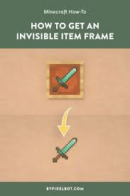 how to get an invisible item frame in