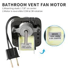 Bathroom Fan Motor Universal Exhaust