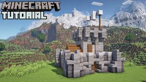 minecraft small castle tutorial how
