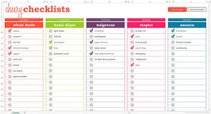 Instantly download free checklist templates, samples & examples in adobe pdf, microsoft word (doc), microsoft excel (xls), google docs, apple (mac) pages, google sheets (spreadsheets), apple (mac) numbers. Cheery Checklists Excel Template Printable Checkable To Do Lists With Auto Clear Instant Digital Download To Do Lists Printable Hand Lettering Worksheet Checklist