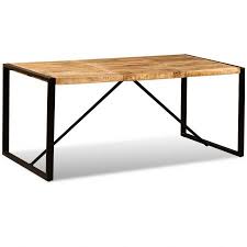 Dining Table Solid Rough Mango Wood 180