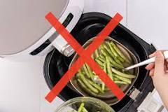 What can you not put in an air fryer?