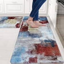 aspmiz modern art kitchen rugs non slip