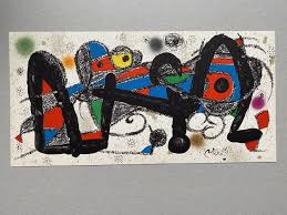 His mature style evolved from the tension between his fanciful, poetic impulse and his vision of the harshness of modern life. Joan Miro Lithographie Miro Bildhauer Spanien Auctionlab