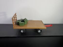 1 16 ertl farm toy flatbed hay wagon