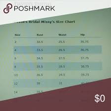 Davids Bridal Size Chart Here Is A Helpful Chart For