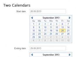 days between two calendar dates