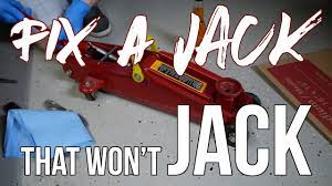 how to fix a hydraulic jack that won t