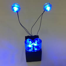 Led Lighting Kit For Lego Minifigures Iron Man Blue Lights With 2x3 Battery Brick Brick Loot