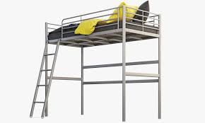 Ikea Svarta Loft Bed 157766 3d Model