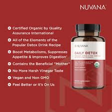 nuvana daily detox cider cleanse usda