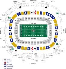 Download Baltimore Ravens Stadium Map M T Bank Diagrams