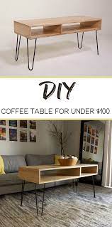 Diy Project Panel Coffee Table For