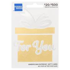 american express for you gift card