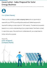 cover letter s proposal for solar