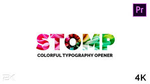 Bold typography titles for premiere pro. 98 Stomp Video Templates Compatible With Adobe Premiere Pro