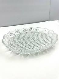 Crystal Clear Glass Serving Tray