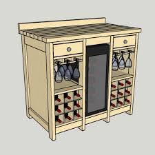 DIY Wine Credenza with Refrigerator (Free Plans) Saws on Skates®