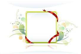 free vector frames with ribbon free