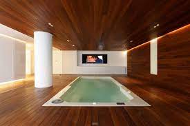 luxury indoor pool house design by jm