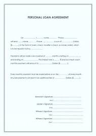 Free Personal Loan Agreement Template Microsoft Word Fresh Download