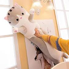 Snowolf Cat Soft Plush Pillow 43inch