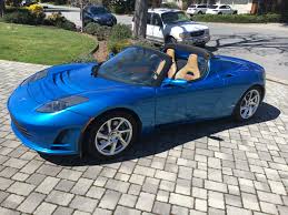 If so, i would prefer mine in white color, and then the original roadster had many more color options than the other tesla cars. Roadster Sport 2011 Electric Blue E62ee Only Used Tesla