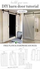 That are the dreaded sliding doors on a track that never stay on track. Diy Barn Door Plans Tutorial