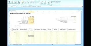 Microsoft Excel Amortization Template Digitalhustle Co