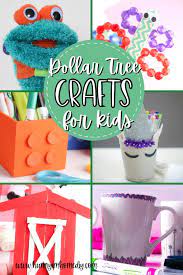 37 easy dollar tree crafts for kids to