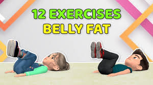 12 simple exercises to lose belly fat