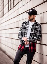 black red check shirt outfit your