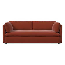 red sleeper sofas west elm