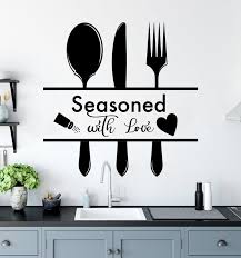 home kitchen wall art decal
