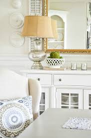 decorate a buffet table in dining room