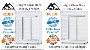 Polariz Display Chiller 3 Glass Doors
