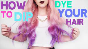 Concentrate the majority of the dye on the ends of your hair, making sure the tips are fully saturated. How To Dip Dye Your Hair By Tashaleelyn Youtube
